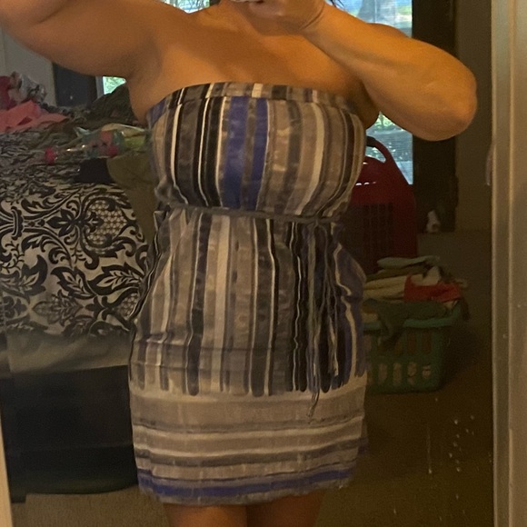 Strapless dress w/pockets sz. Med NWOT - Picture 6 of 7